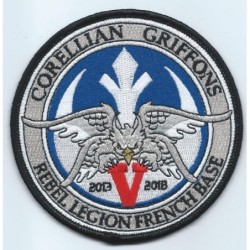 Écusson Corellian Griffons 5 ans 4"