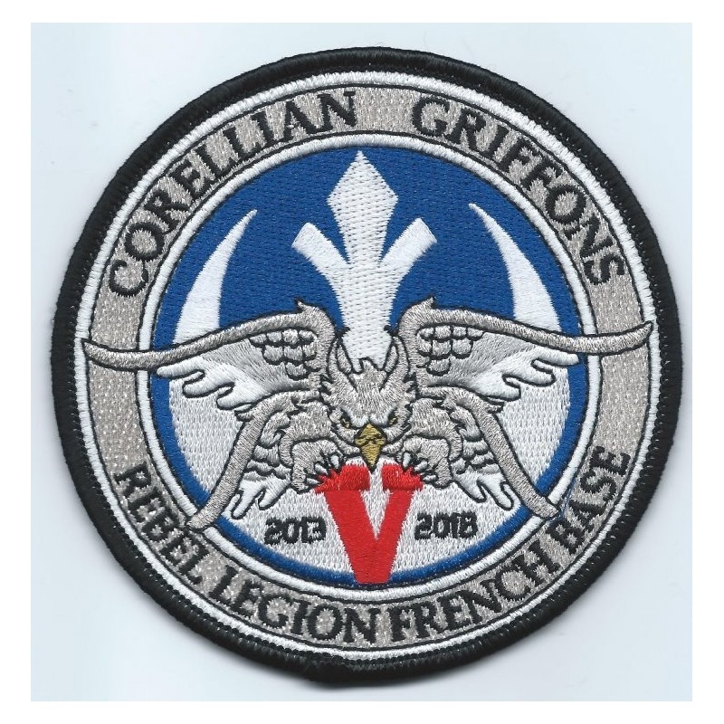 Écusson Corellian Griffons 5 ans 4"